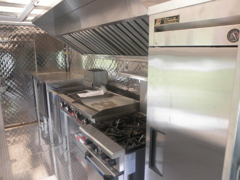 Concession Trailer Interior Food Trucks For Sale Custom